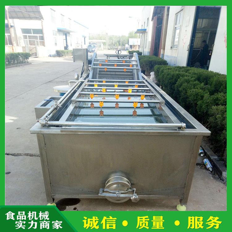 油麦菜秋葵气泡清洗机 豆芽去皮清洗机 蔬菜翻浪式喷淋清洗机 果蔬加工设备