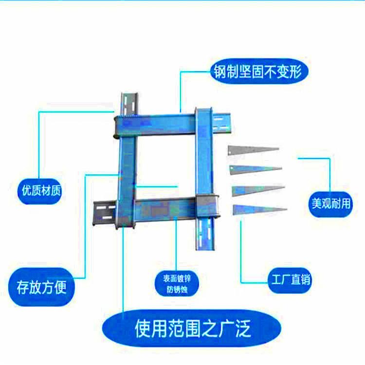 镀锌模板紧固件批发_新型方柱扣夹具_方圆扣紧固件厂家