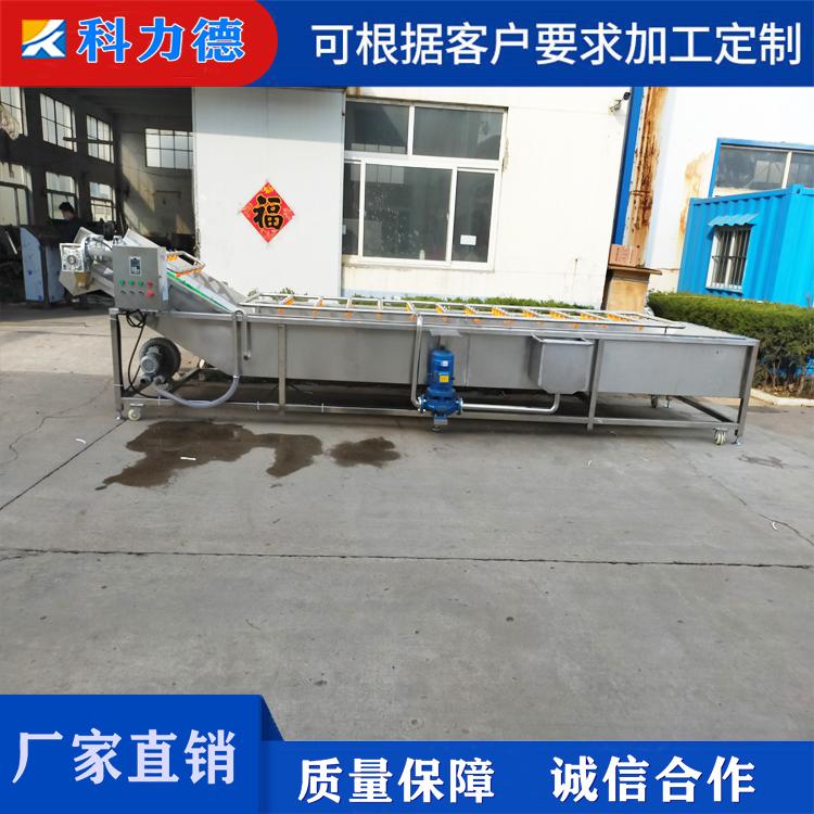 供应翻浪式银耳香菇清洗机 菌菇类气泡清洗机 多功能根茎果蔬洗菜机自动出料
