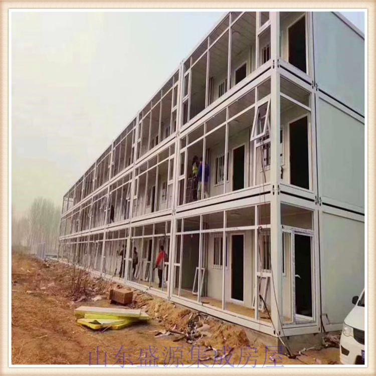 盛源打包箱房集装箱房组合式箱房快拼箱房组装快捷防腐抗风