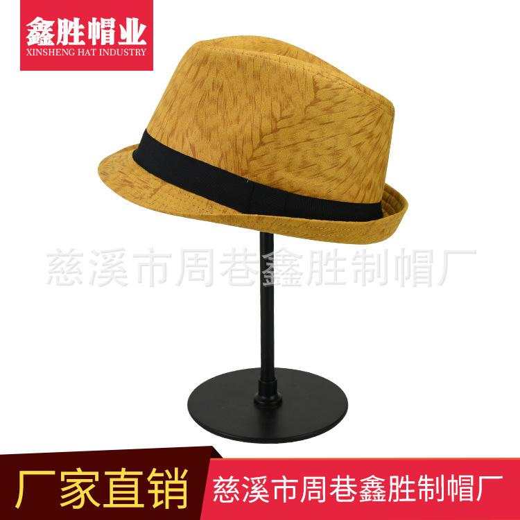 厂家现货批发防晒防紫外线遮阳英伦礼帽环保帽短沿小礼帽厂家