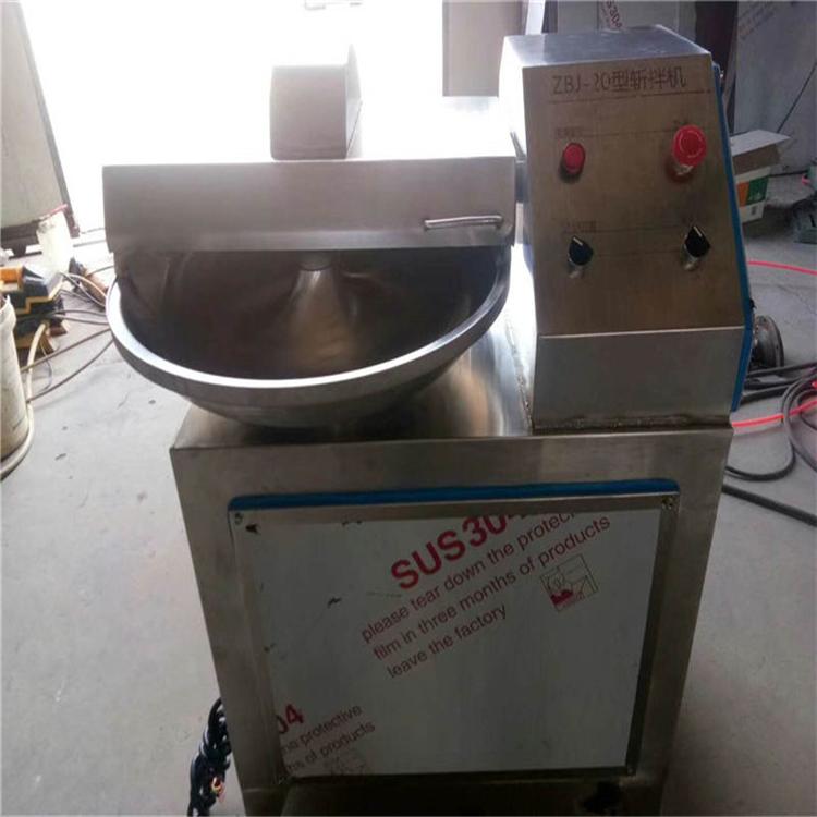 诺博尔变频斩拌机生产厂家  火腿肠馅料加工设备  高速斩拌机价格