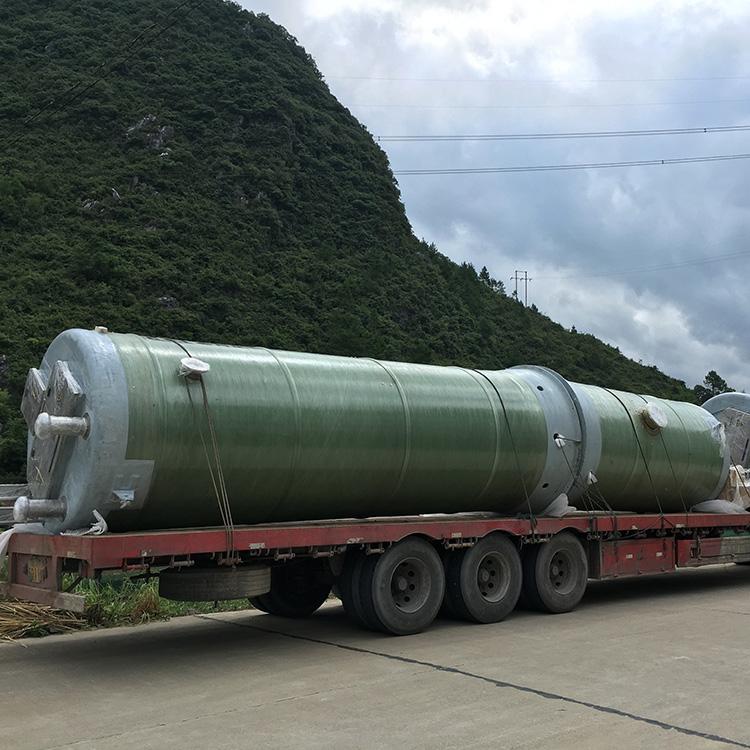建湖 玻璃钢预制泵站 玻璃钢一体化泵站厂家直供