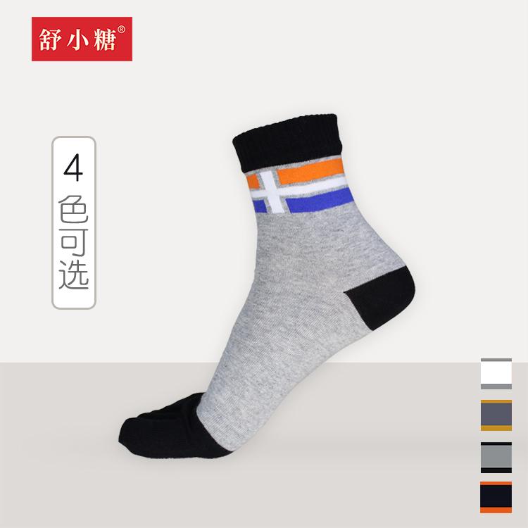 五指袜春夏男士简约中筒袜运动新品外贸分趾袜休透气吸汗厂家批发