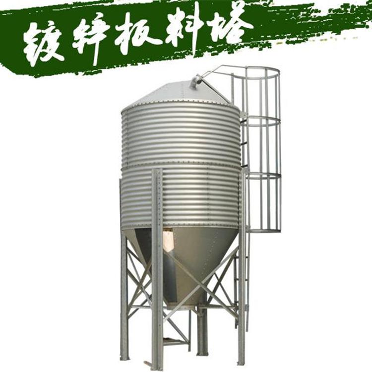 山东金吉 镀锌板养殖场料塔 型号齐全