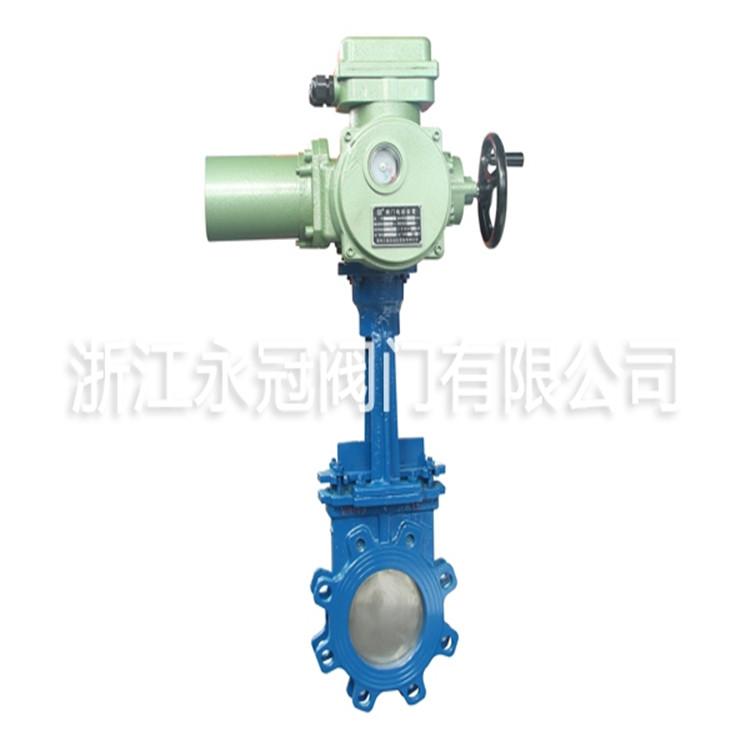 永冠电动刀闸阀质量可靠 从事生产衬氟电动刀闸阀 电动刀闸阀厂家 价格优惠