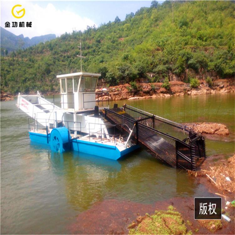 湖北恩施垃圾打捞船  小型河道垃圾打捞船