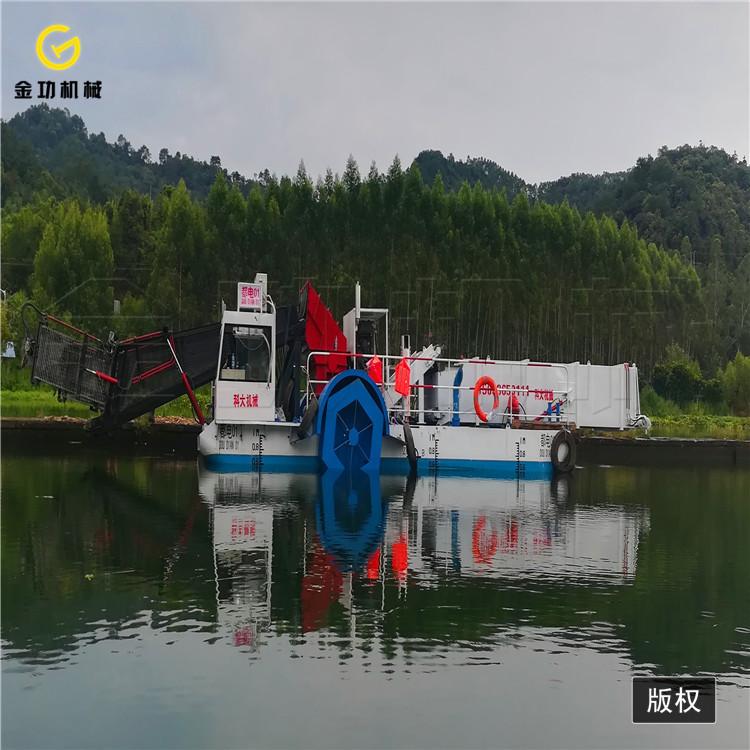 内河垃圾打捞船  水葫芦收割船  全自动割草船
