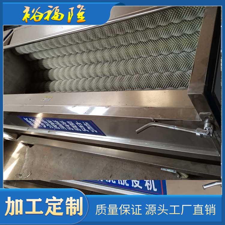 供应中药材单身毛刷清洗机 萝卜土豆毛刷清洗机价格 厂家直销