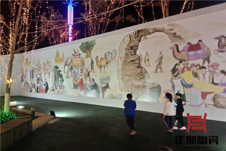 定制飞机场陶瓷壁画 定做高铁展示陶瓷壁画 订制火车站陶瓷壁画