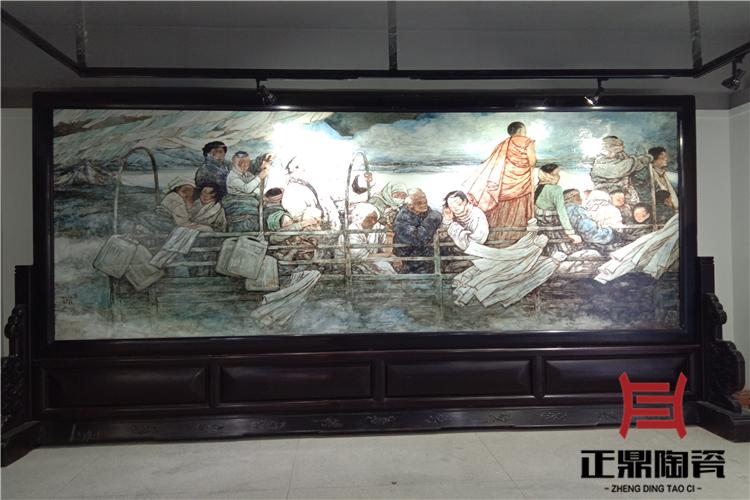 大型陶瓷壁画定做 大型陶瓷瓷板画定制