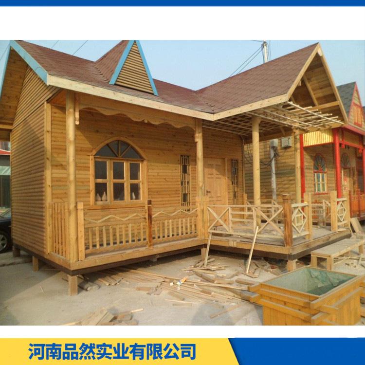 山东防腐木木别墅价格 防腐木木屋别墅厂家 款式多样 外形美观