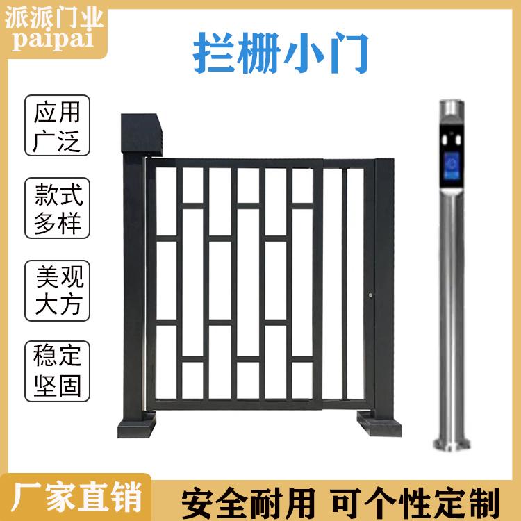 衡阳广告门闸机 加厚材质防水防锈 人脸识别门禁系统