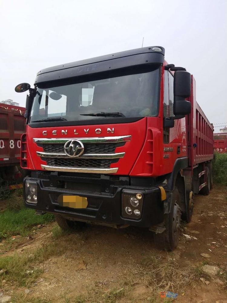 出售二手杰狮自卸车 红岩杰狮 自卸车 前四后八 7米6货箱 430马力 柯索动力 国五排放 首付8万