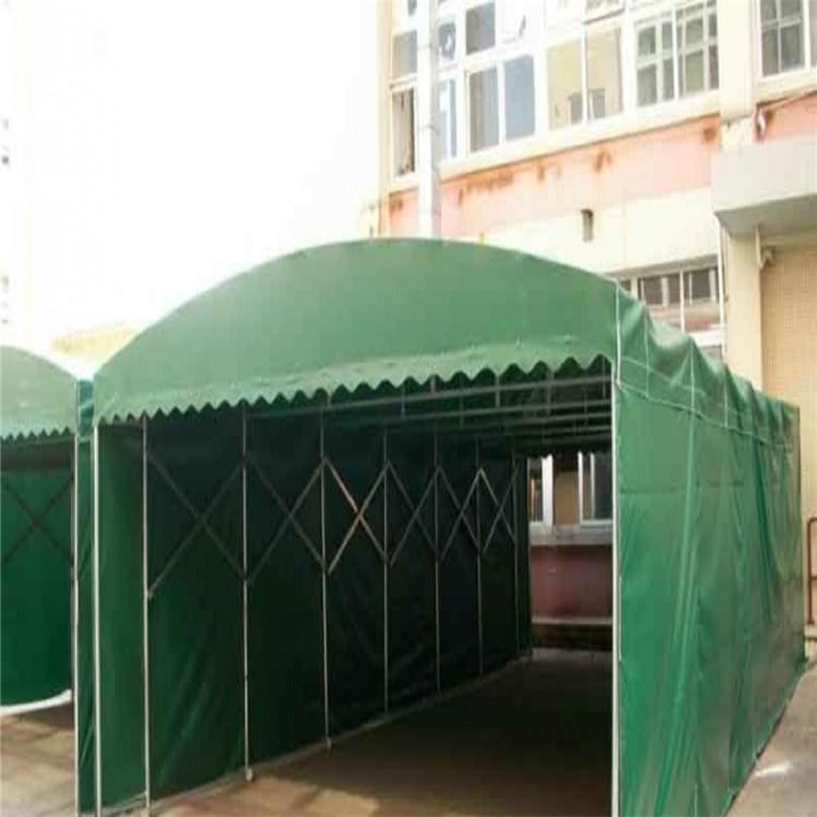 定制大型推拉雨蓬 加工定制镀锌管帐篷 移动式帐篷