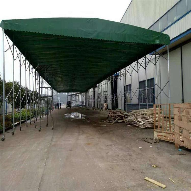 移动仓库篷遮阳帐蓬 移动仓库帐篷 定做户外移动推拉雨棚