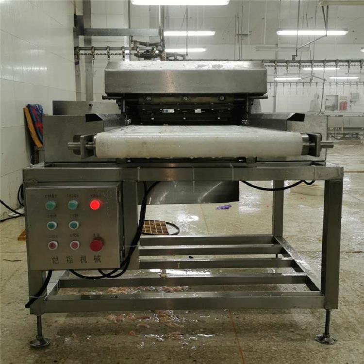 家禽肉类加工设备 鸡鸭扒皮机  鸭脖扒皮机厂家直销价格