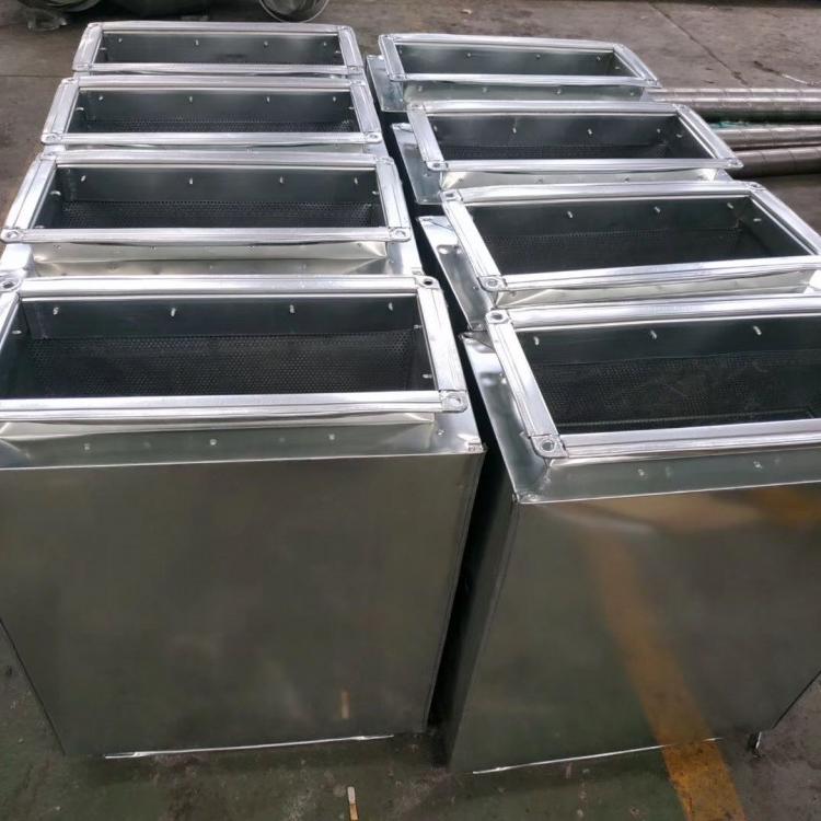 江苏白铁皮加工厂家-镀锌铁皮风管批发 苏州厂房通风排烟管道定做