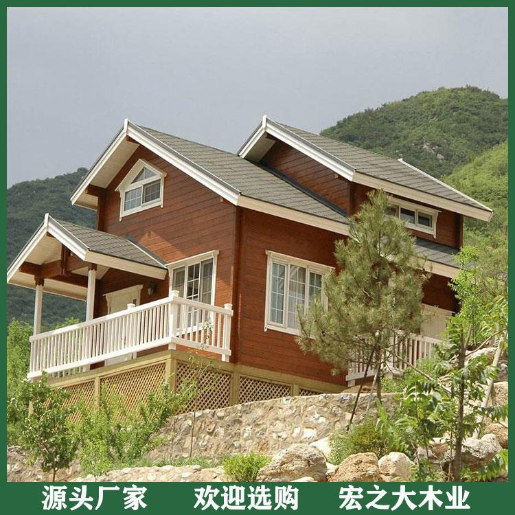 全国供应防腐木木屋 中式防腐木木屋定制 规格多样 欢迎定制