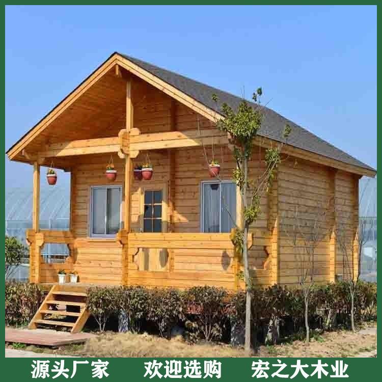 休闲防腐木别墅 防腐木别墅公司 环保无污 稳定性强