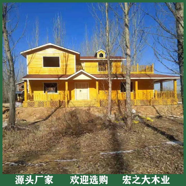 厂家定制防腐木别墅 景观防腐木木屋 环保无污 稳定性强
