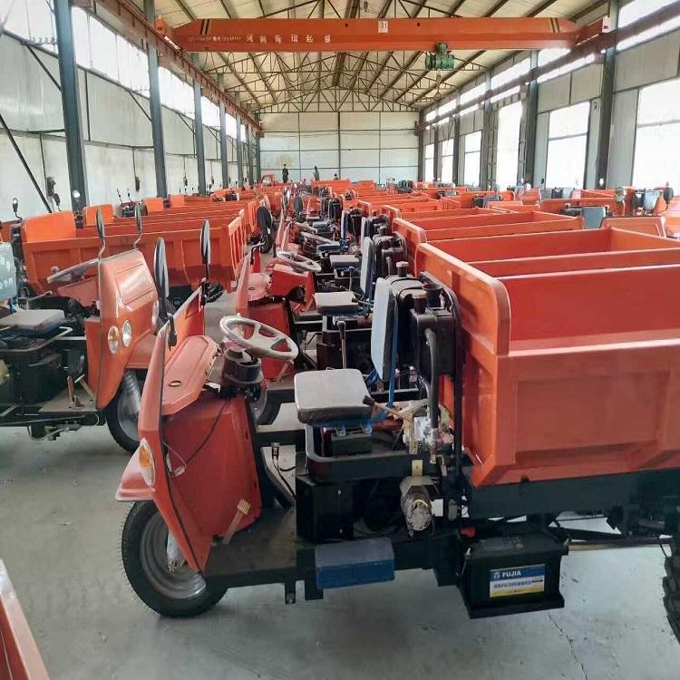 机动三轮砂石自卸车 工程工地柴油自卸翻斗车 柴油翻斗车