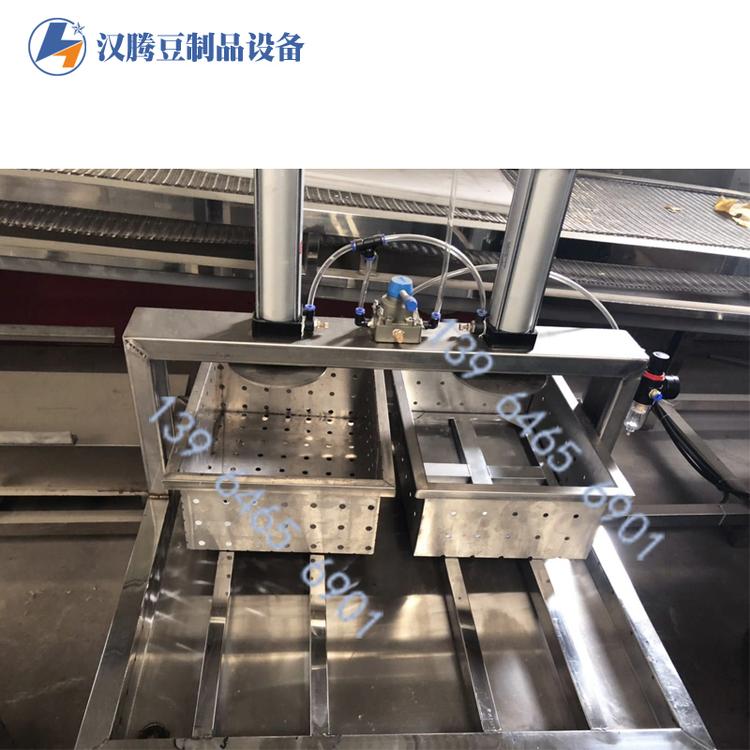 豆腐压榨机 气动豆腐压机 不锈钢豆腐成型机 双盒豆腐压榨机