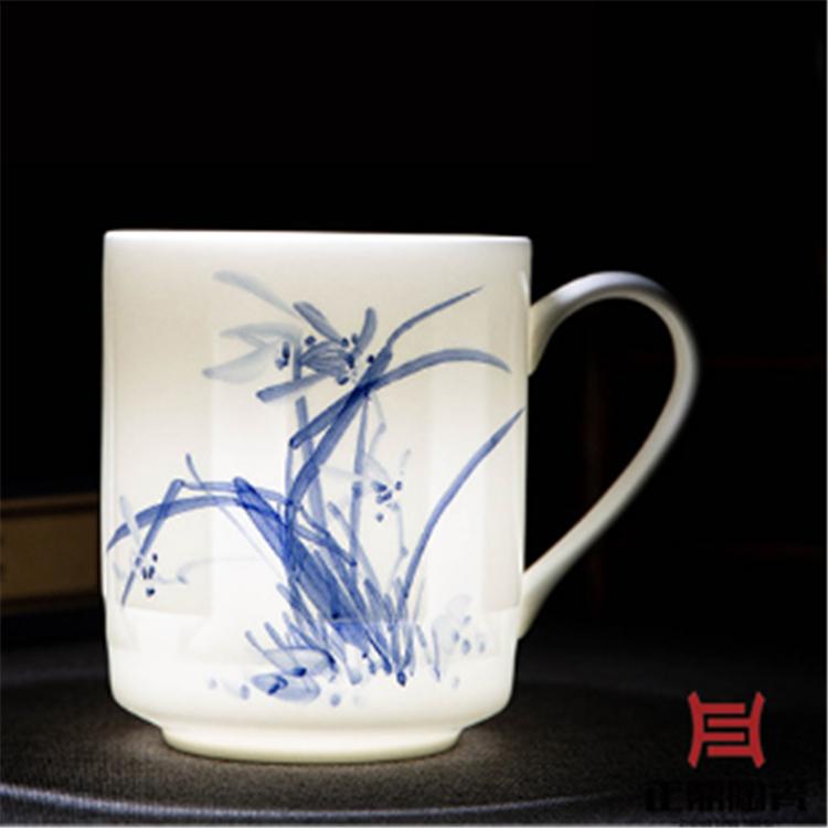 陶瓷办公杯礼品定制 陶瓷会议杯礼品定制