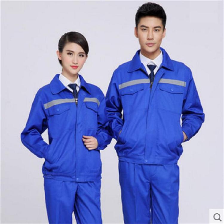 厂家定制工作服 环卫工程服套装反光条劳保服工装建筑工服