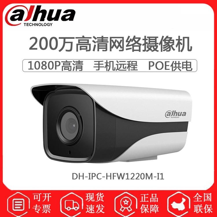 大华 DH-IPC-HFW1220M-I1 200万高清网络枪型摄像机