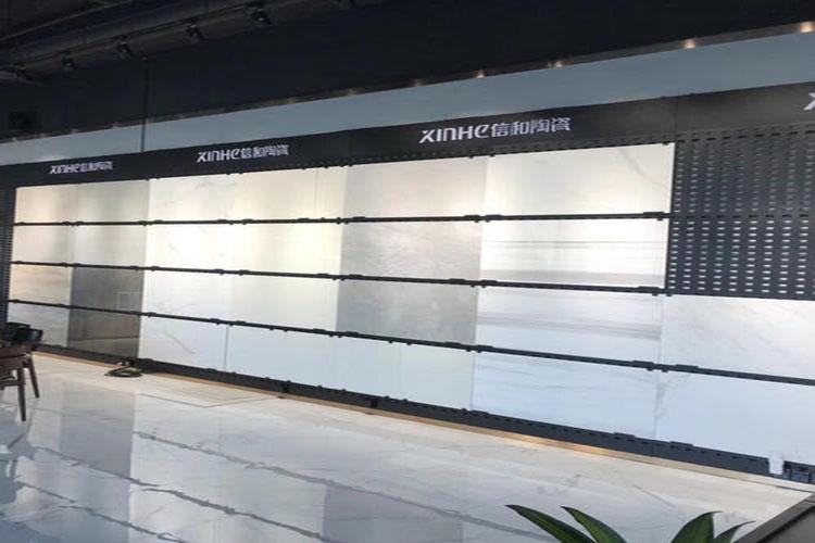 联孜冲孔板瓷砖展架实物图