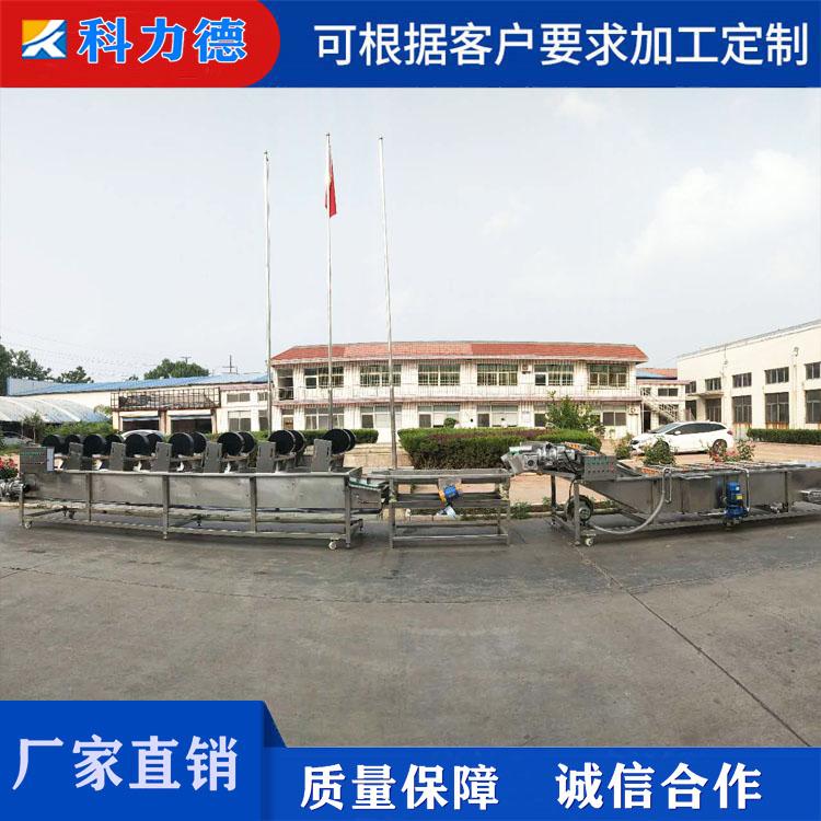 咸菜萝卜清洗风干设备 全自动包装袋沥水风干机 翻转式沥水风干线生产厂家