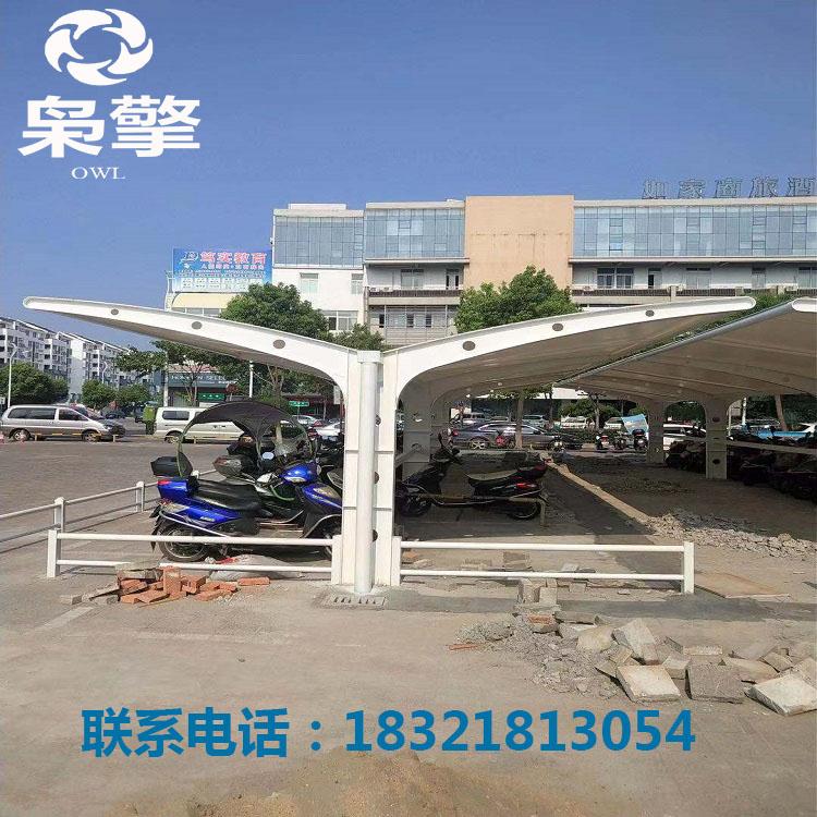 上门安装户外遮阳棚 公交站遮阳棚膜结构停车棚