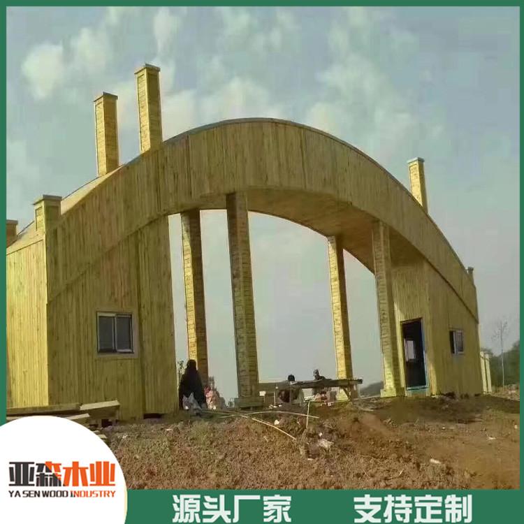 防腐木仿古门楼 景区防腐木门楼 防腐木门楼价格