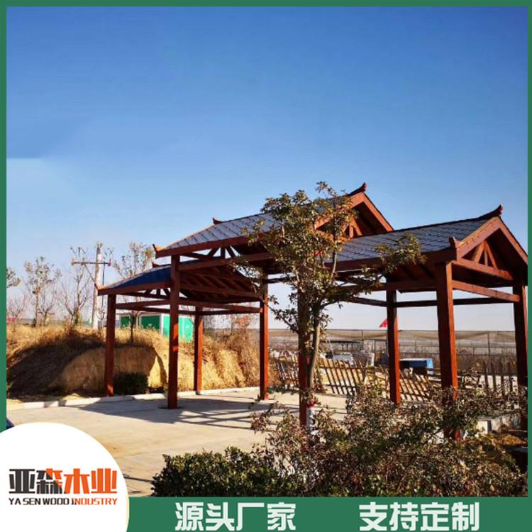古建实木牌坊 木拱门防腐木门楼 防腐木门楼定制