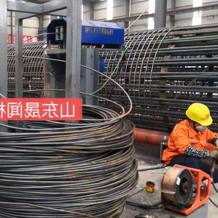 晟闻机械 全自动钢筋绕笼机 数控钢筋全自动地笼机 钢筋滚笼焊机
