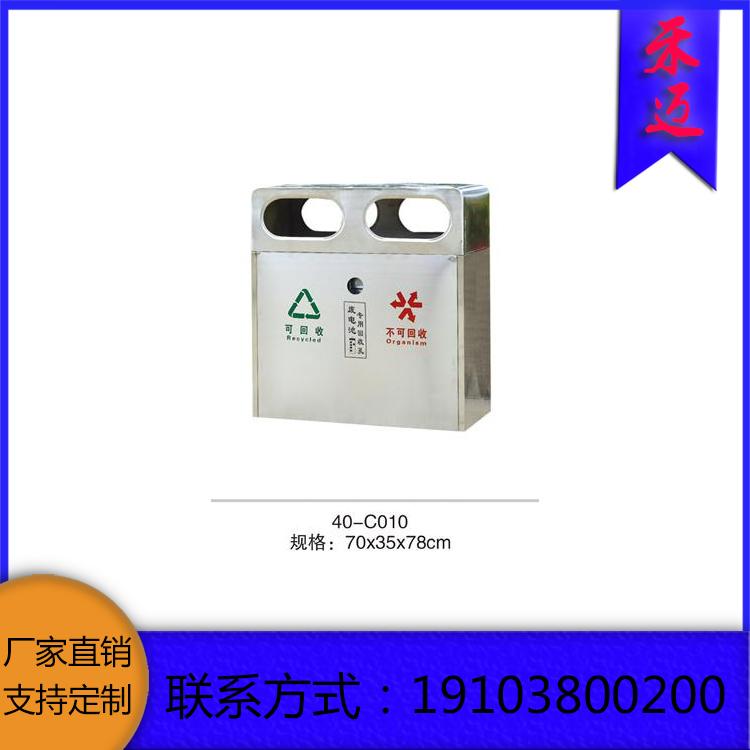 银川果皮箱垃圾桶价格 不锈钢垃圾桶 钢木垃圾桶
