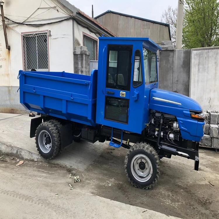 柴油动力四不像拖拉机 四驱运输型翻斗车 工地专用自卸车