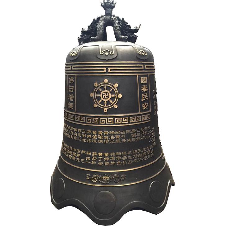 警钟寺院铜钟 大型寺庙铜钟 铸铜钟批发