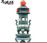 志鸿宝鼎生产厂家 供应寺庙铸铁三层宝鼎  铸铁五层宝鼎 质量可靠