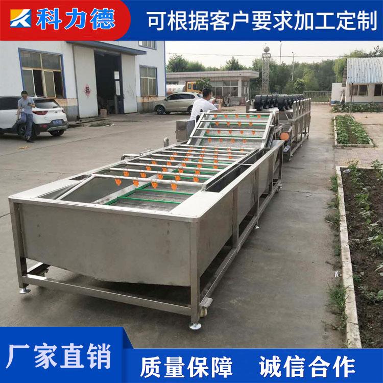 罐头清洗风干线 商用山楂气泡清洗机 包装袋清洗沥水风干线 全自动翻转式沥水风干机