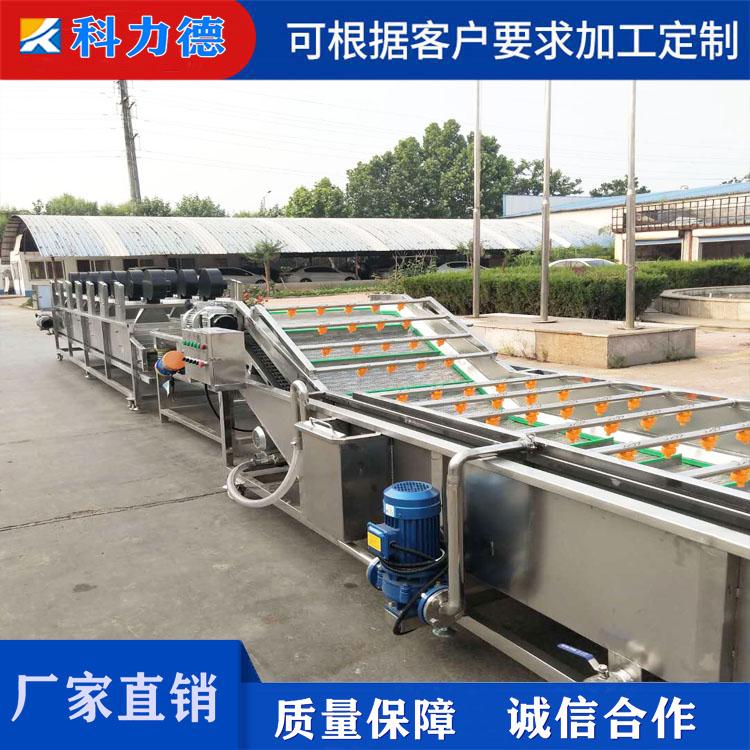 中药材清洗沥水风干机 酱菜清洗流水线 罐头巴氏杀菌风干机  果蔬清洗风干线