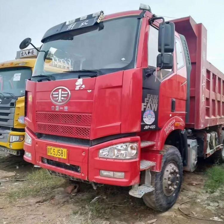 解放J6P后八轮自卸车 国五6.2米厢