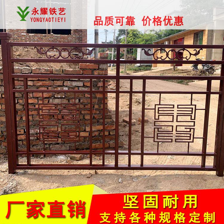 厂家定制 市政铁艺 金扶手立柱 雕花铁艺 围栏围栏铁艺 市政围栏 铁艺围栏