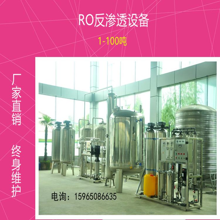 RO反渗透纯水机 反渗透水处理设备 去离子纯化水设备 纯净水生产设备