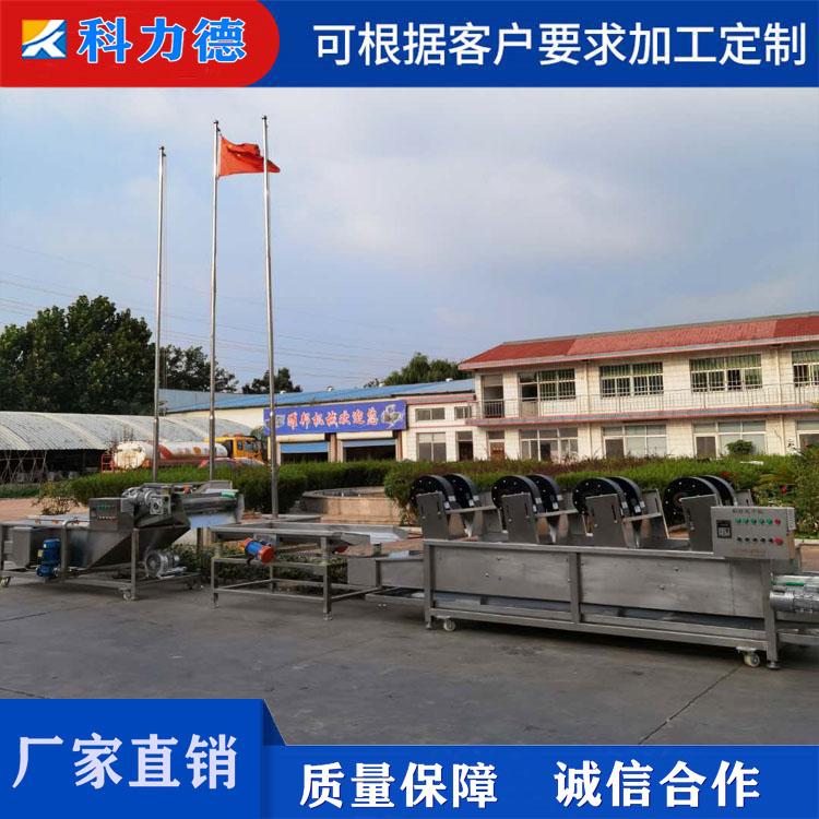 自动翻转式沥水风干机 大姜清洗风干线 胡萝卜清洗沥水机价格 净菜清洗流水线
