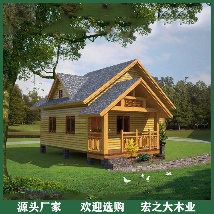 安阳园林防腐木木屋 供应防腐木别墅 环保无污 稳定性强