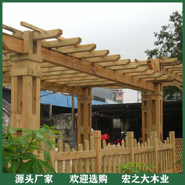 安阳园林防腐木木屋 防腐木别墅厂家 外形美观 欢迎选购