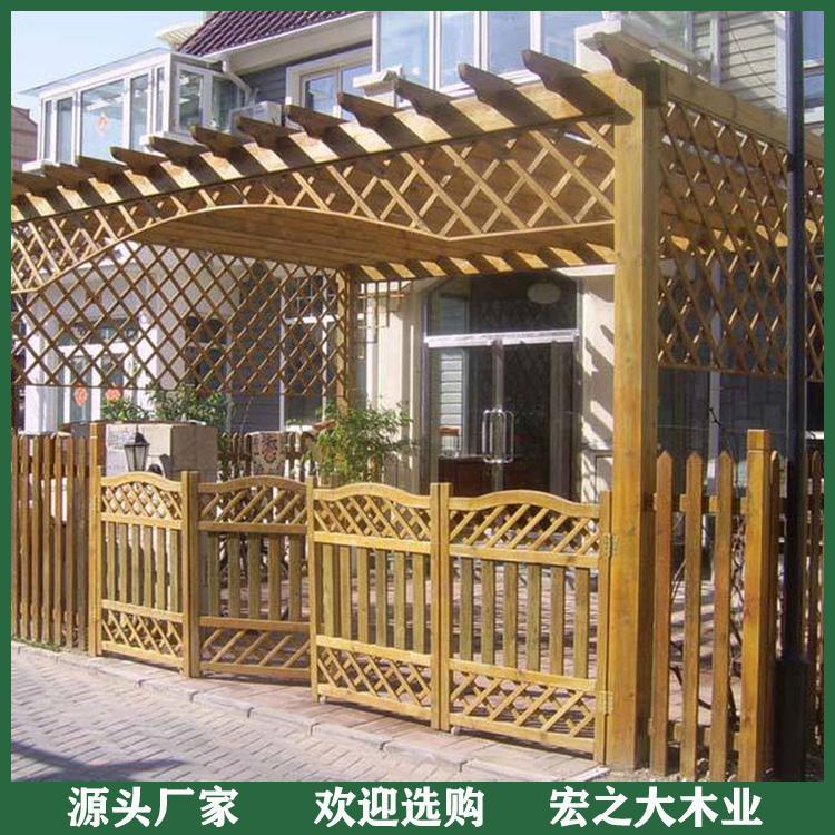 洛阳景区防腐木木屋 防腐木别墅价格 外形美观 欢迎选购
