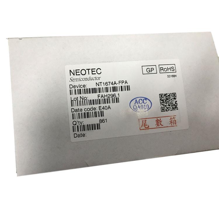集成电路IC芯片 新德 NEOTEC NT1674A-FPA锂电保护IC